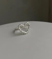 Серебряное кольцо Shape of My Heart