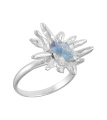 Серебряное кольцо The Star с флюоритом