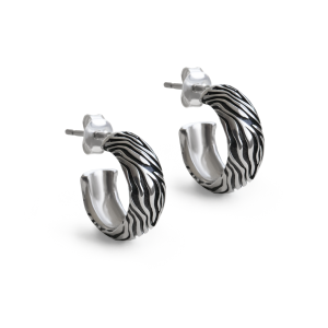 Серьги Зебра