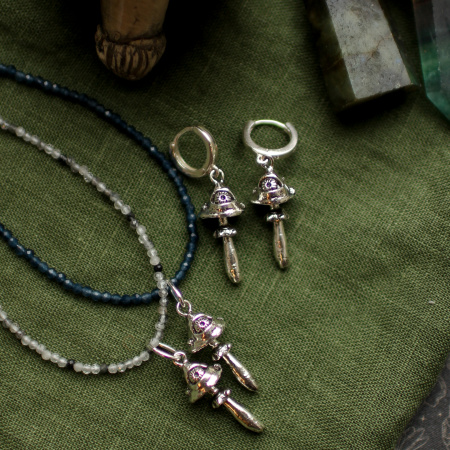 Серьги Мухоморы