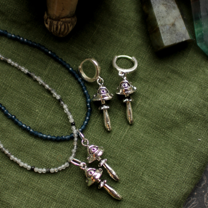 Серьги Мухоморы