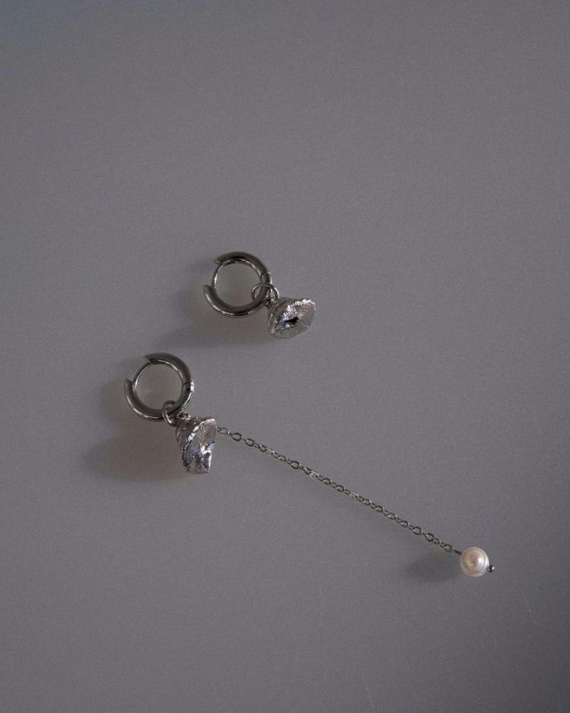 Серьги ассиметричные Жигулёвское море