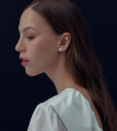 Серебряный кафф Битый с монеткой