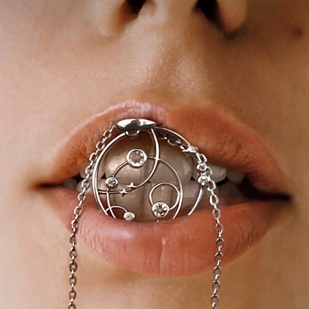 Колье Космос с топазом