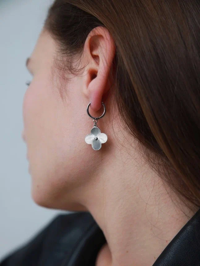 Серьги с настроением Смелая