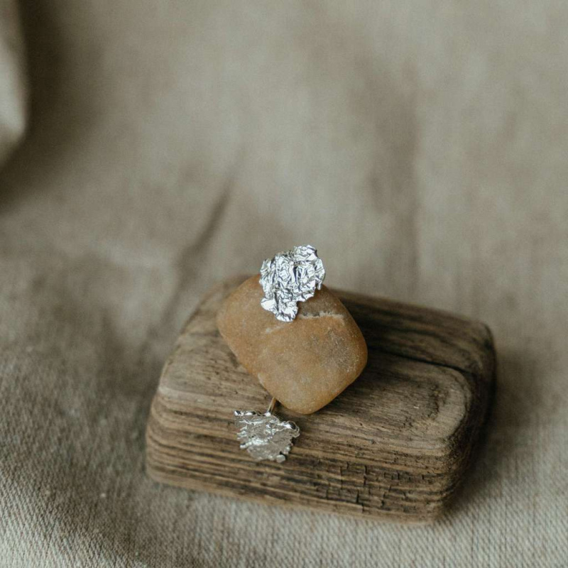 Серьги Фольга