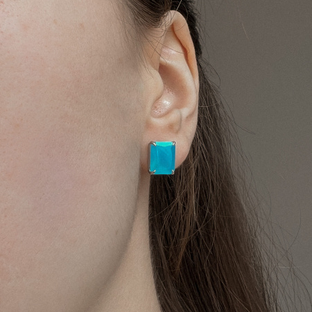 Серьги Perfect с халцедоном