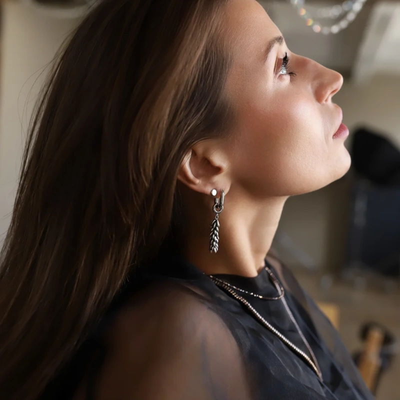 Серьги Колос