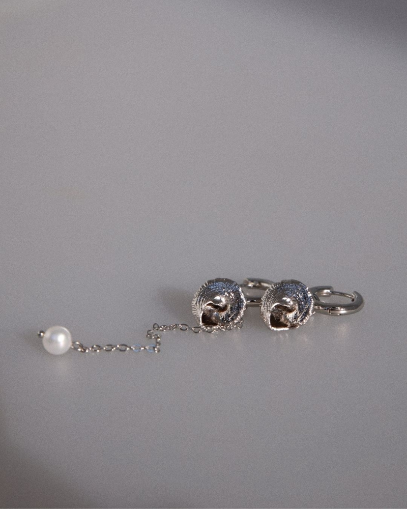 Серьги ассиметричные Жигулёвское море