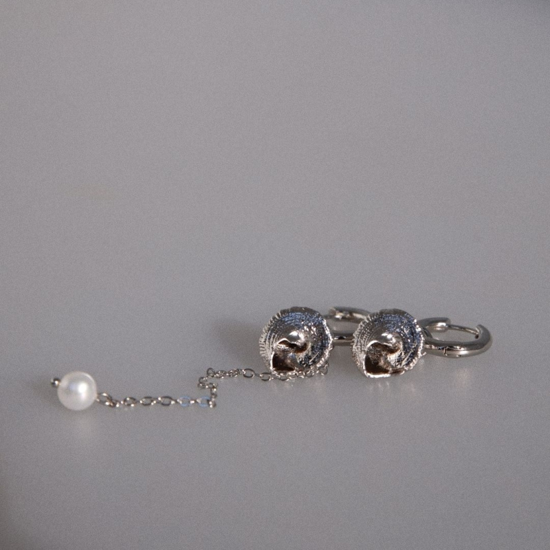 Серьги ассиметричные Жигулёвское море