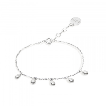Серебряные браслеты на руку с камнями в магазине женских украшений Dafna