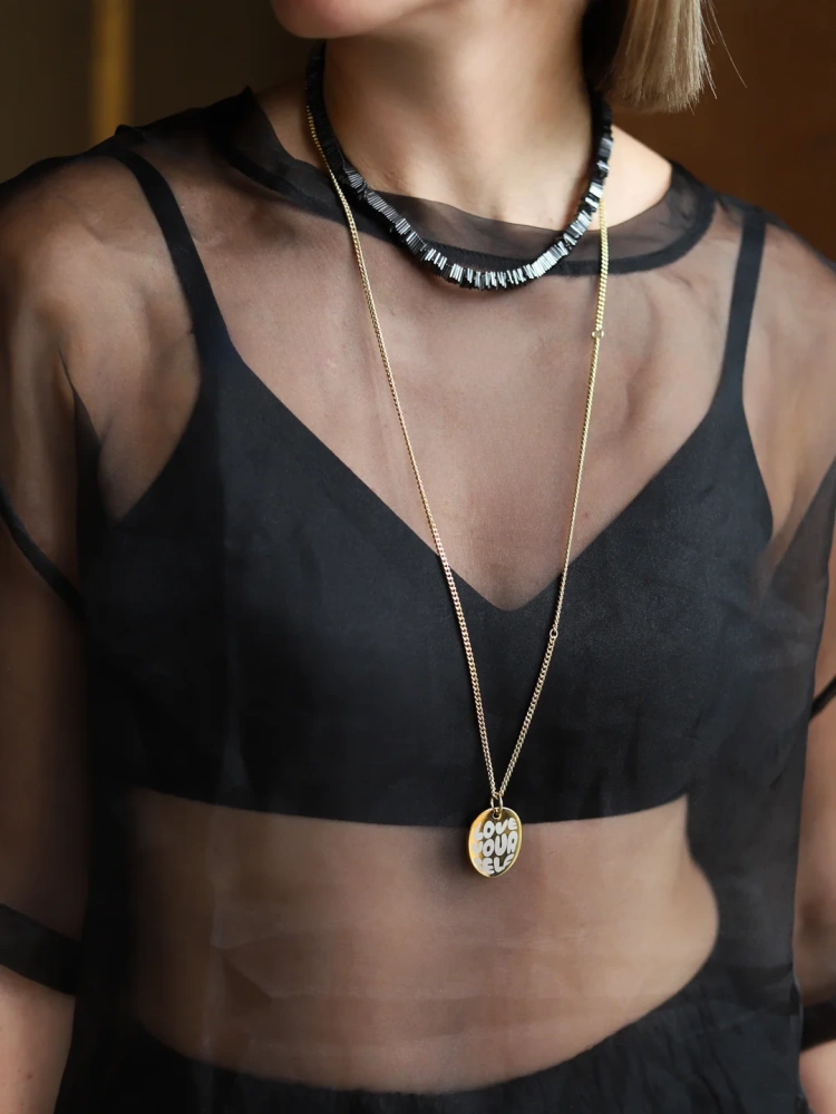 Чокер Element L black