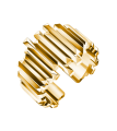 Серебряное кольцо Ледник в покрытии золотом