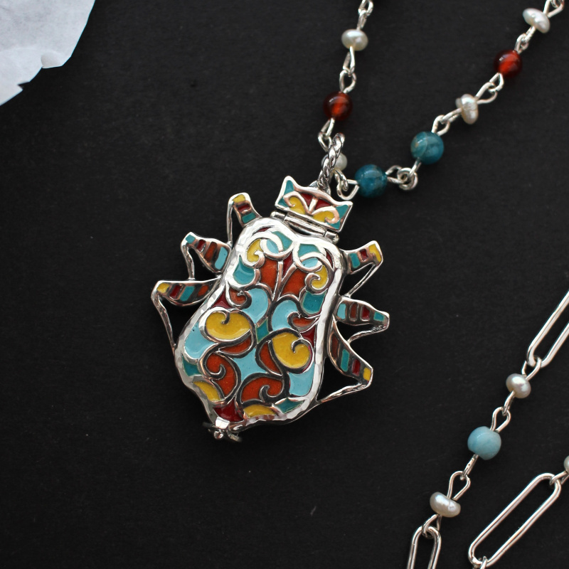 Медальон с тайником Мистер Жук