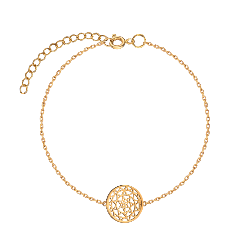 Браслет Tibeka в покрытии золотом