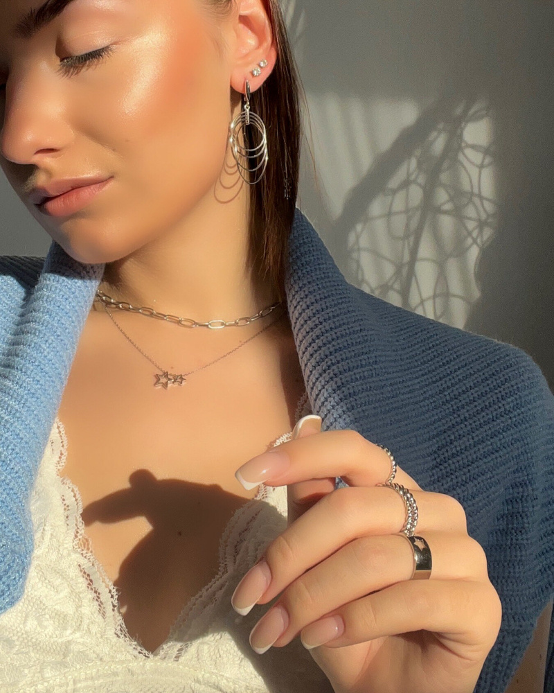 Серебряное кольцо Жгут 