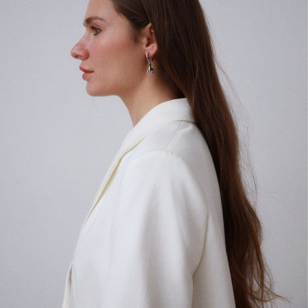 Серьги ассиметричные По коням