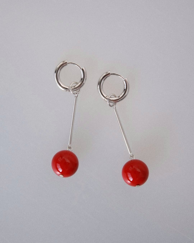 Серьги Чупа-Чупс с жемчугом