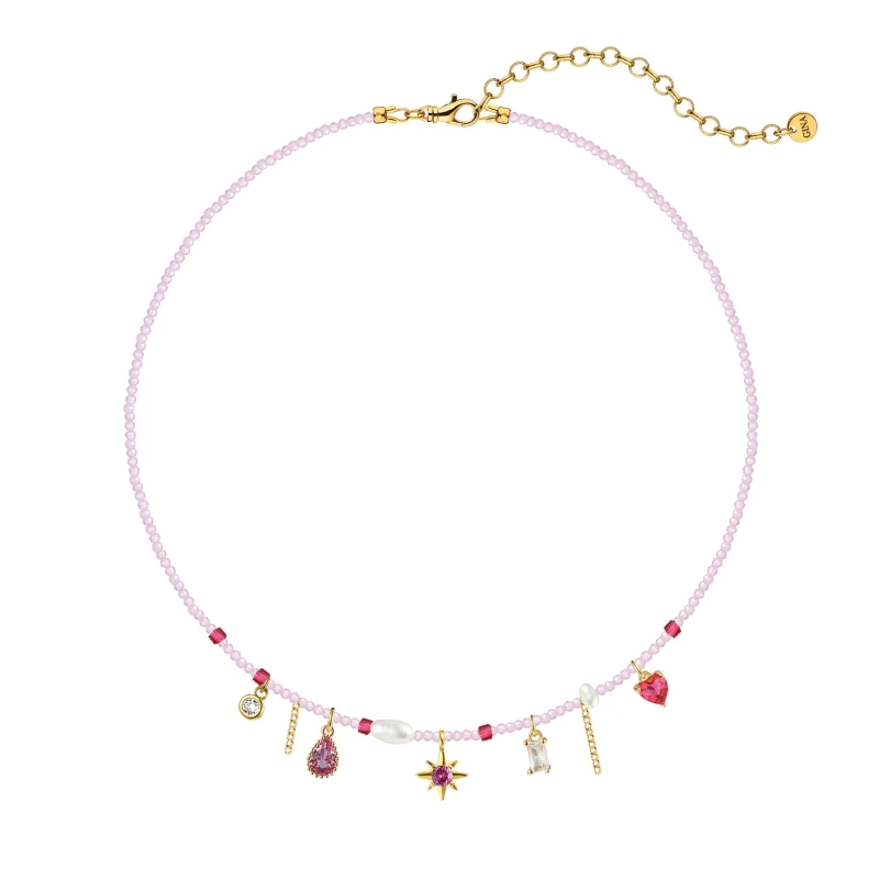 Колье Сочиняй мечты Pink Gold