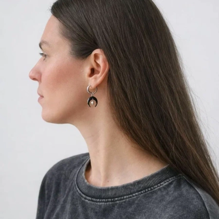 Серьги лунницы Верховная жрица