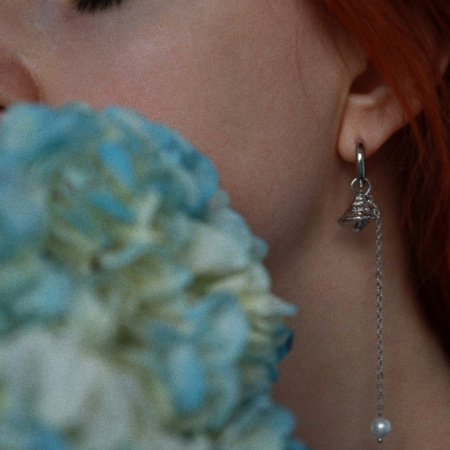 Серьги ассиметричные Жигулёвское море